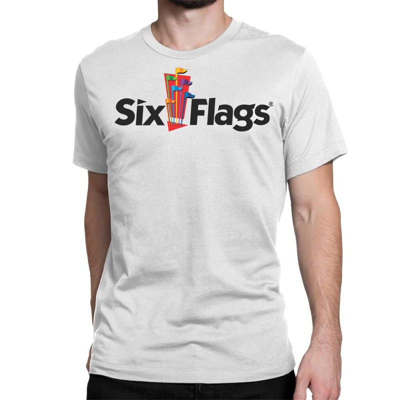 Six Flags Classic T-shirt by lekaliaja | Artistshot