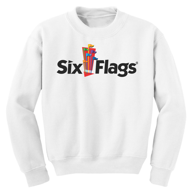 Six Flags Youth Sweatshirt by lekaliaja | Artistshot