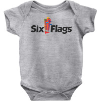 Six Flags Baby Bodysuit | Artistshot