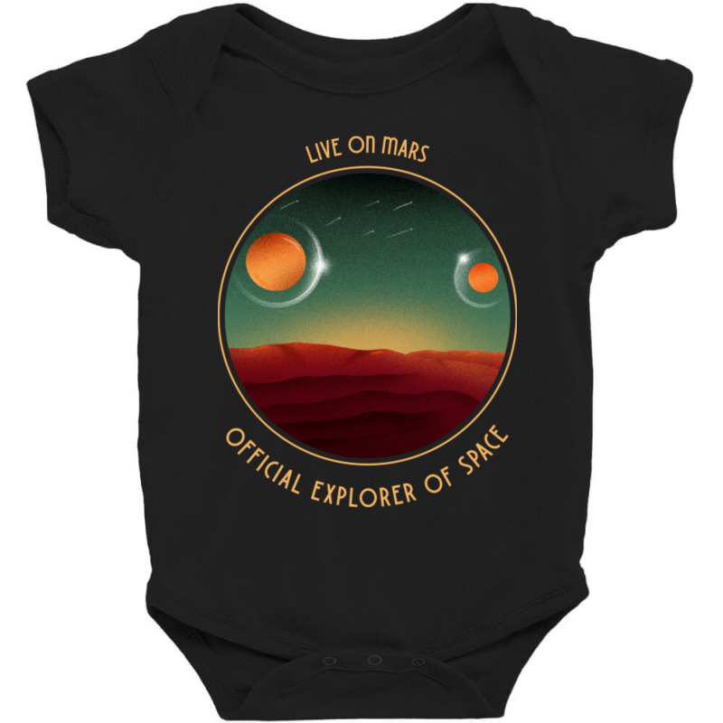 Live On Mars Baby Bodysuit by Kuwannin528 | Artistshot