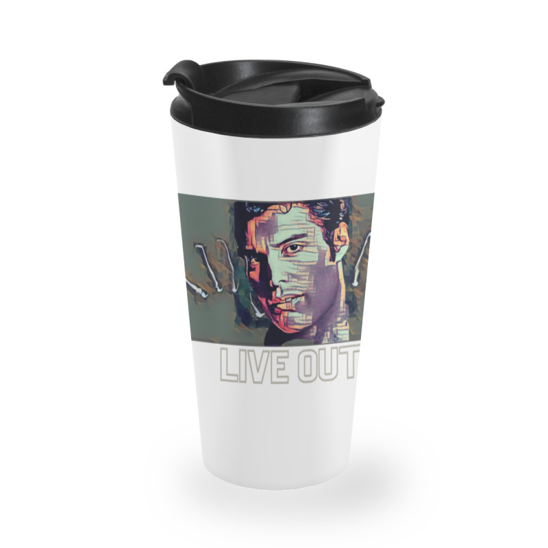 Live Out Your Magic (famous Face With Hands Fingers) Travel Mug | Artistshot