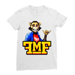 funky monkey house F M F Ladies Fitted T-Shirt | Artistshot