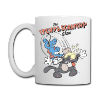 Us The Simpsons Itchy & Scratchy Hammer 01 Heather Grey H Pullover Hoo Coffee Mug | Artistshot