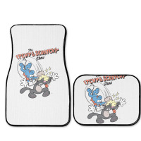 Us The Simpsons Itchy & Scratchy Hammer 01 Heather Grey H Pullover Hoo Full Set Car Mats | Artistshot