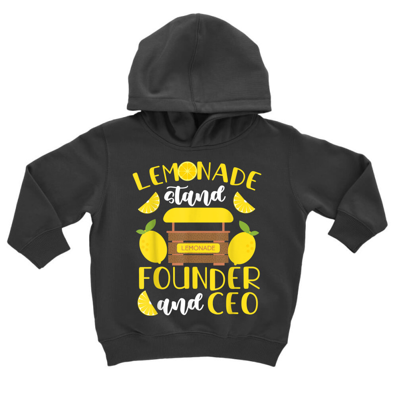 Lemonade Stand Founder And Ceo T Shirt Toddler Hoodie by cm-arts | Artistshot