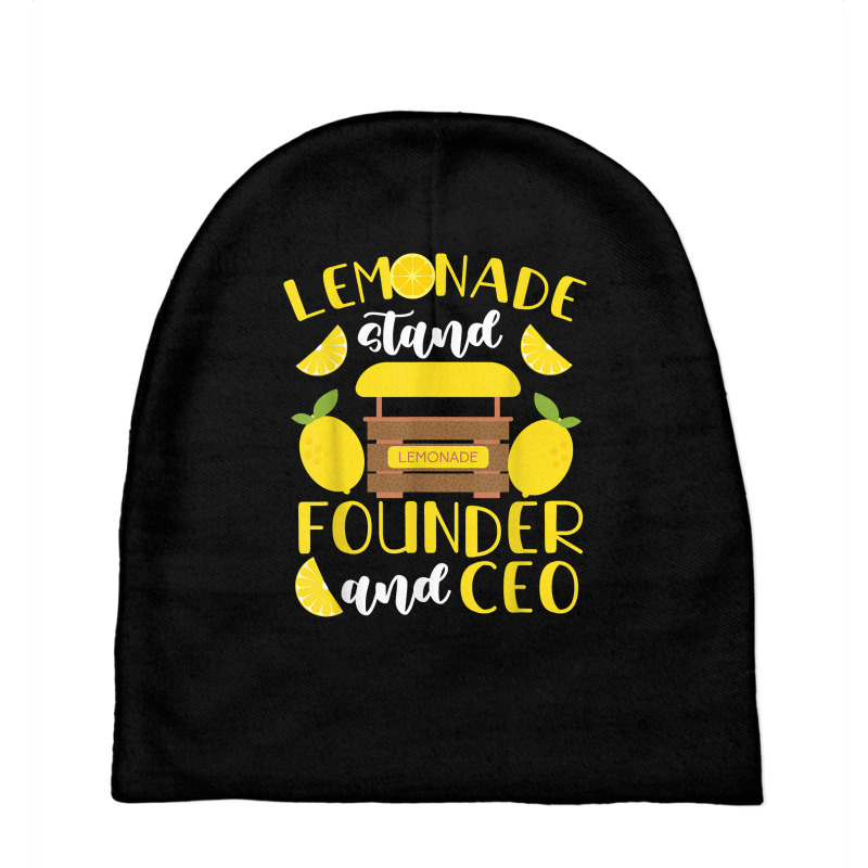 Lemonade Stand Founder And Ceo T Shirt Baby Beanies by cm-arts | Artistshot