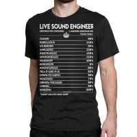 Live Sound Engineer T Shirt - Live Sound Engineer Factors Daily Gift I Classic T-shirt | Artistshot