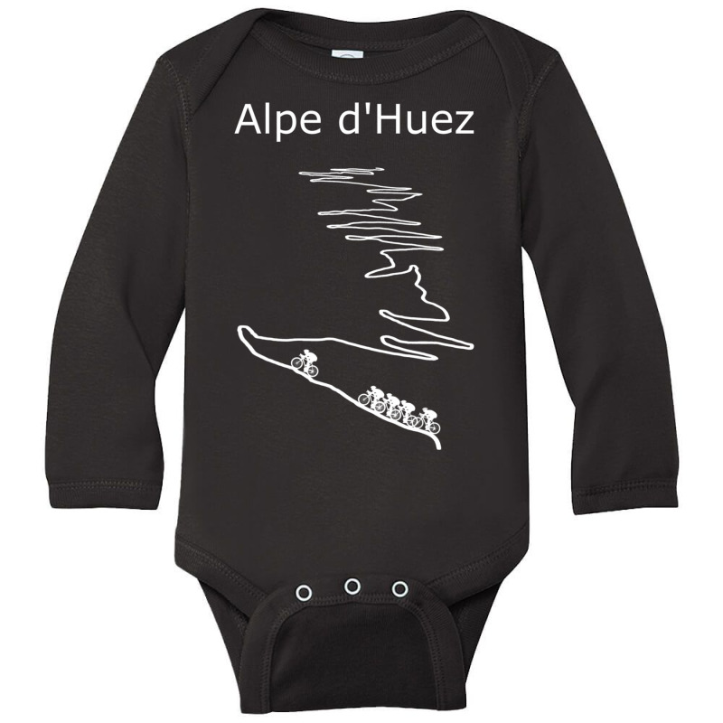 Alpe D Huez In France Cycling And Women Long Sleeve Baby Bodysuit | Artistshot