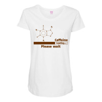 Caffeine Loading Please Wait For Light Maternity Scoop Neck T-shirt | Artistshot