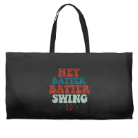 Hey Batter Batter Swing Weekender Totes | Artistshot