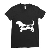 Basset Hounds Dog Mama Ladies Fitted T-shirt | Artistshot