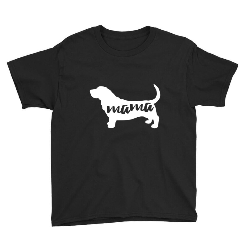 Basset Hounds Dog Mama Youth Tee by cm-arts | Artistshot