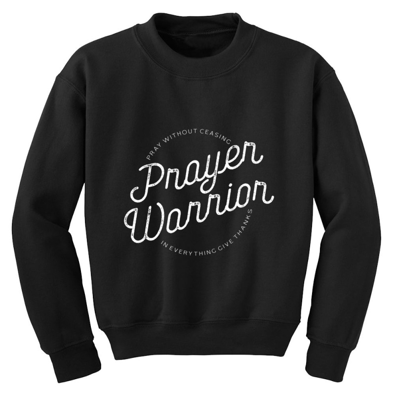 Christian Jesus Shirts & Gifts Prayer Warrior Inspirational Youth Sweatshirt by thangdinhsinhelf | Artistshot