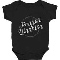 Christian Jesus Shirts & Gifts Prayer Warrior Inspirational Baby Bodysuit | Artistshot