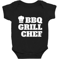 Bbq Grill Chef Barbecue Cook Hat Baby Bodysuit | Artistshot