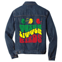 Three Little Birds Men Denim Jacket | Artistshot