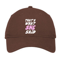 History She Said Season Adjustable Cap | Artistshot