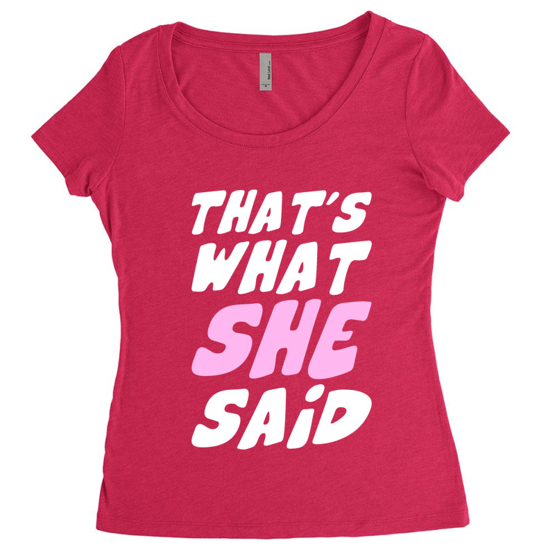 History She Said Season Women's Triblend Scoop T-shirt by fannyenggarisa | Artistshot