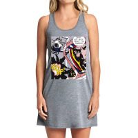 My Favorite People Hotshot Okay Roy Lichtenstein Music Vintage Retro Tank Dress | Artistshot