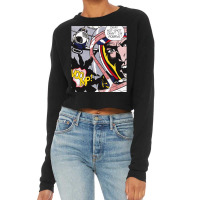 My Favorite People Hotshot Okay Roy Lichtenstein Music Vintage Retro Cropped Sweater | Artistshot