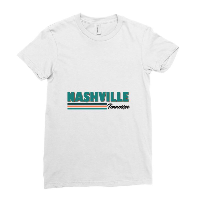 Nashville, Tennessee Ladies Fitted T-Shirt by TheSkulloids | Artistshot