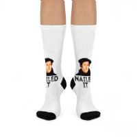 Martin Luther Nailed It 500th Reformation Day Protestant Premium T Shi Crew Socks | Artistshot