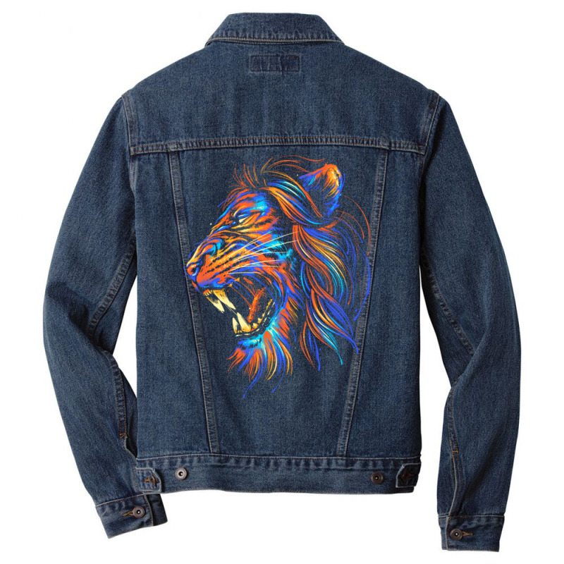 The Color Of Rage Men Denim Jacket | Artistshot