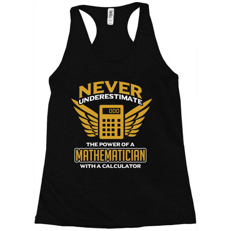 Math Calculator Racerback Tank by cm-arts | Artistshot