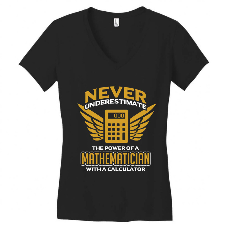 Math Calculator Women's V-Neck T-Shirt by cm-arts | Artistshot