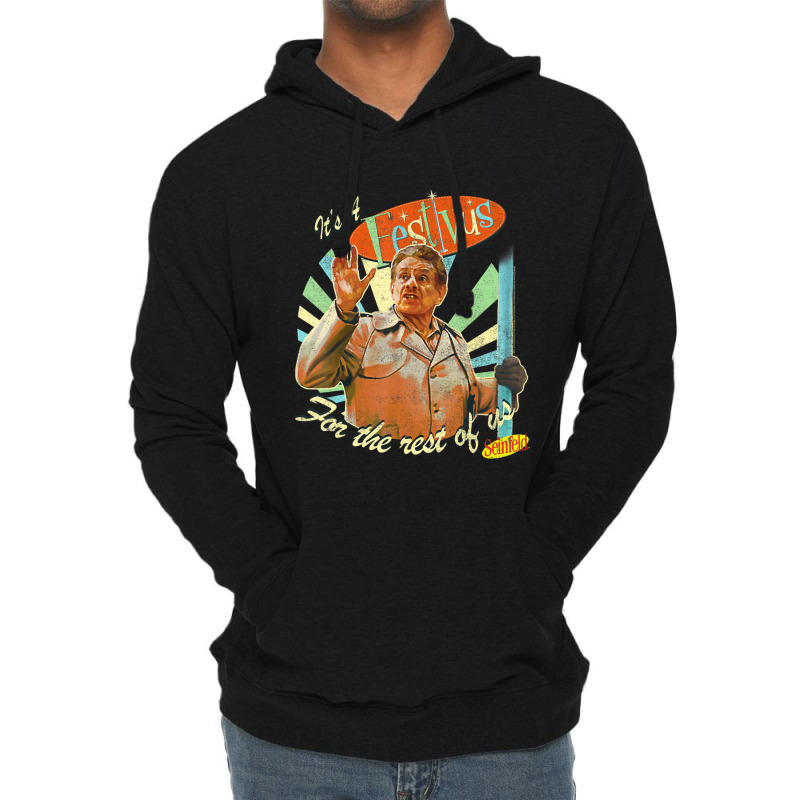 Seinfeld Festivus Frank Costanza Festivus Pole Lightweight Hoodie by laughingtuy | Artistshot