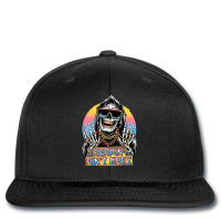 The Grim Rapper Printed Hat | Artistshot