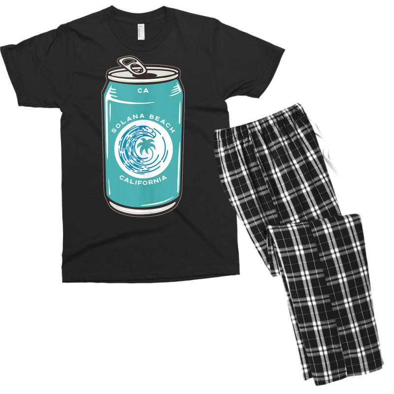 Solana Beach California Ca Beer Soda Pop Drinking Souvenir Tank Top Men's T-shirt Pajama Set by cm-arts | Artistshot