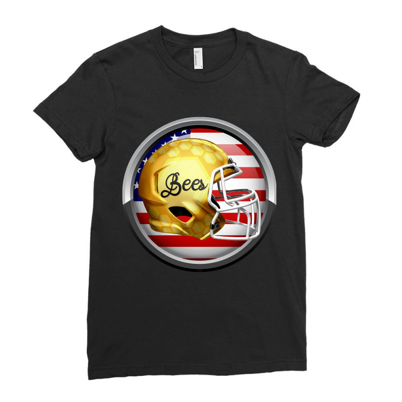 American Football Bees, American Football Bee, American, Football Bees Ladies Fitted T-shirt | Artistshot