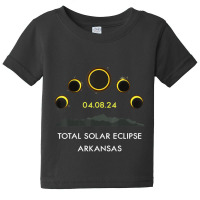 America Totality 04 08 24 Total Solar Eclipse 2024 Arkansas Baby Tee | Artistshot