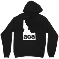 Area Code 208 Boise Idaho Home State Unisex Hoodie | Artistshot