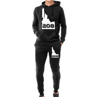 Area Code 208 Boise Idaho Home State Hoodie & Jogger Set | Artistshot