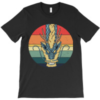 Oriental Blue Dragon, Oriental Blue Dragons, Oriental Blue Dragon Retr T-shirt | Artistshot