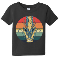 Oriental Blue Dragon, Oriental Blue Dragons, Oriental Blue Dragon Retr Baby Tee | Artistshot