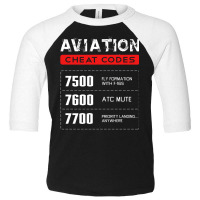 Aviation Cheat Codes Gift, Aviation Gift, Pilogift Pullover Hoodie Toddler 3/4 Sleeve Tee | Artistshot