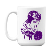 Minnesota Retro Cheerleader 15 Oz Coffee Mug | Artistshot