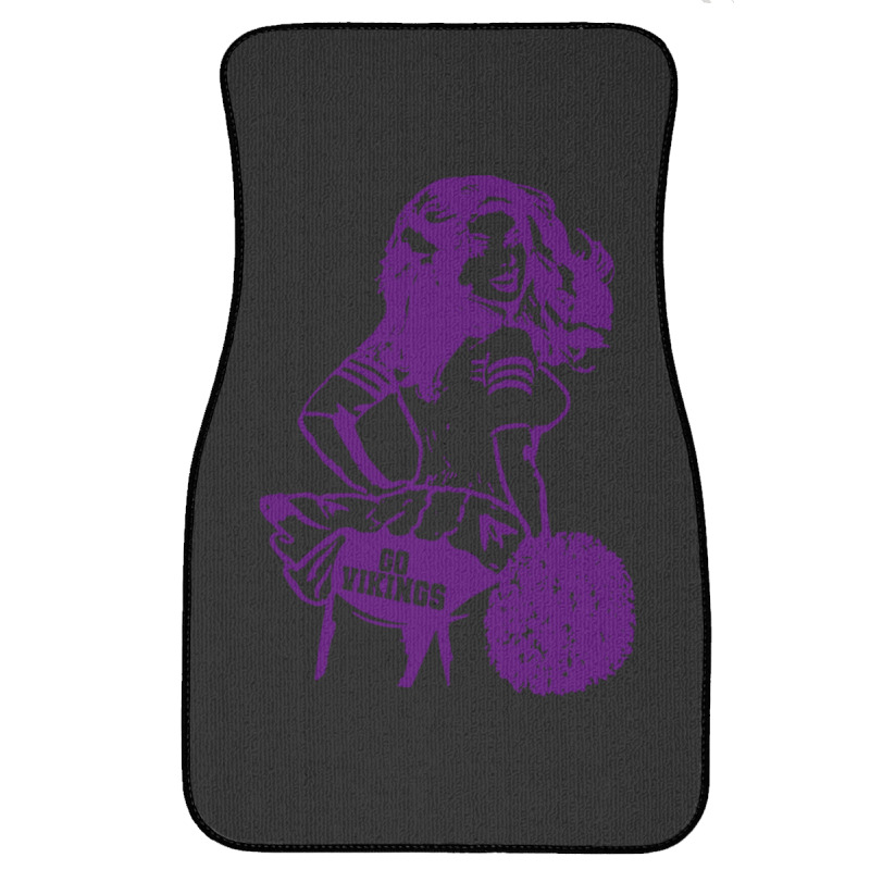 Minnesota Retro Cheerleader Front Car Mat | Artistshot