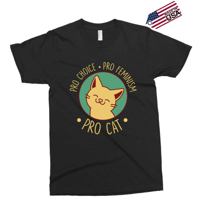 Pro Choice Pro Feminism Pro Cat Exclusive T-shirt by atereabag | Artistshot