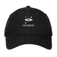 Extra Purrestrial Cat Alien Ufo Martian Ufologist Space Adjustable Cap | Artistshot