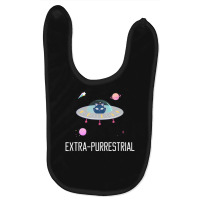 Extra Purrestrial Cat Alien Ufo Martian Ufologist Space Baby Bibs | Artistshot