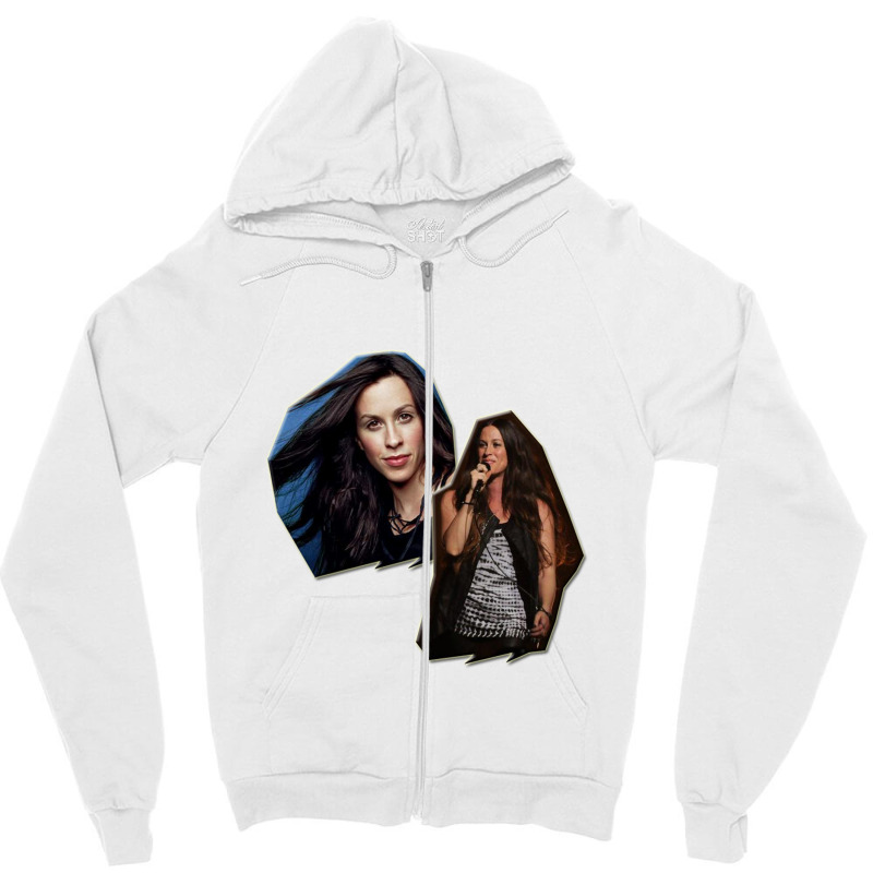 Alanis Morissette Zipper Hoodie by agun | Artistshot