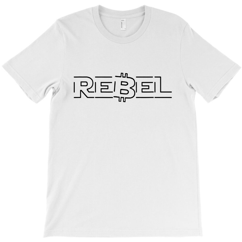 Rebel Bitcoin T-shirt | Artistshot