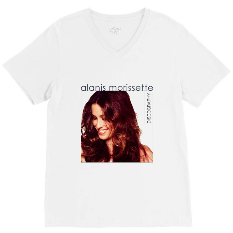 Alanis Morissette V-Neck Tee by agun | Artistshot