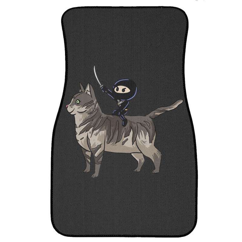 American Curl Cat Tomo Ninja Riding Fantasy Anime Front Car Mat | Artistshot