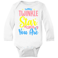 Twinkle Twinkle Little Star! Keeper Of The Gender Long Sleeve T Shirt Long Sleeve Baby Bodysuit | Artistshot