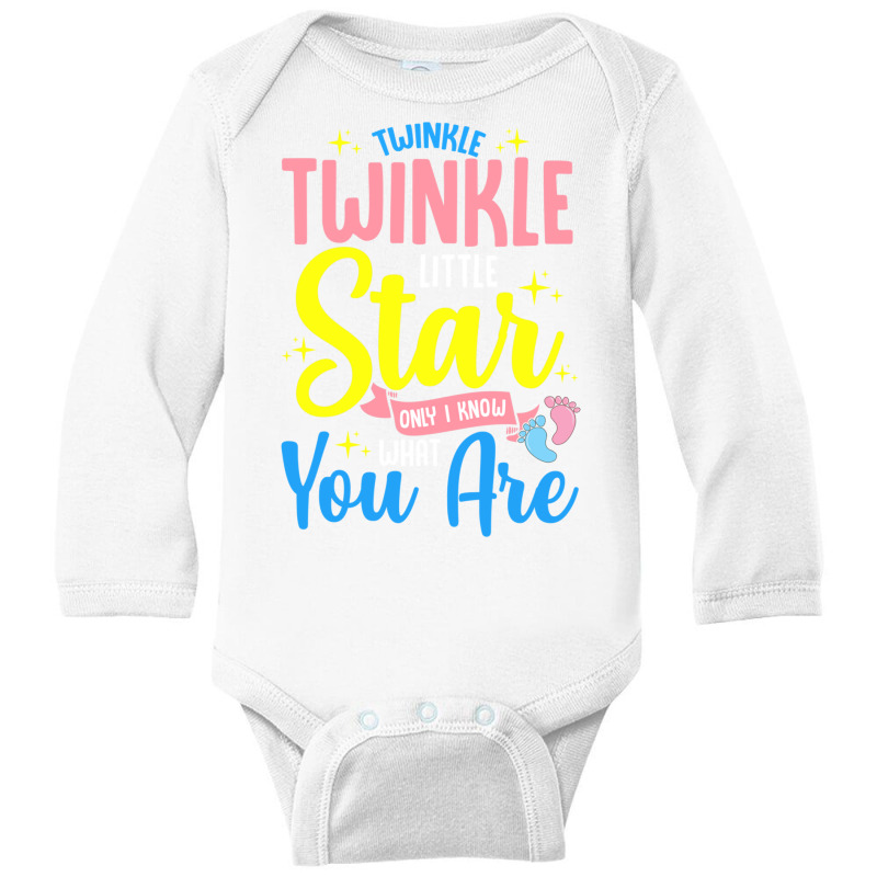 Twinkle Twinkle Little Star! Keeper Of The Gender Long Sleeve T Shirt Long Sleeve Baby Bodysuit | Artistshot